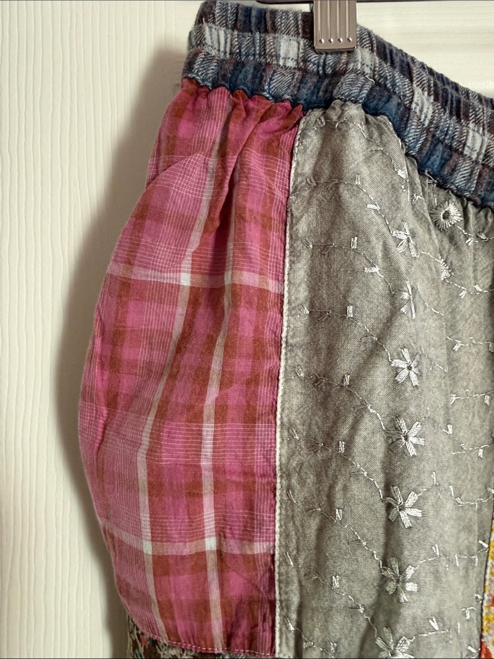 Young Threads xl Women's Multicolor Patchwork Wide-Leg CARGO Pants NWT SKU15 - Picture 4 of 10